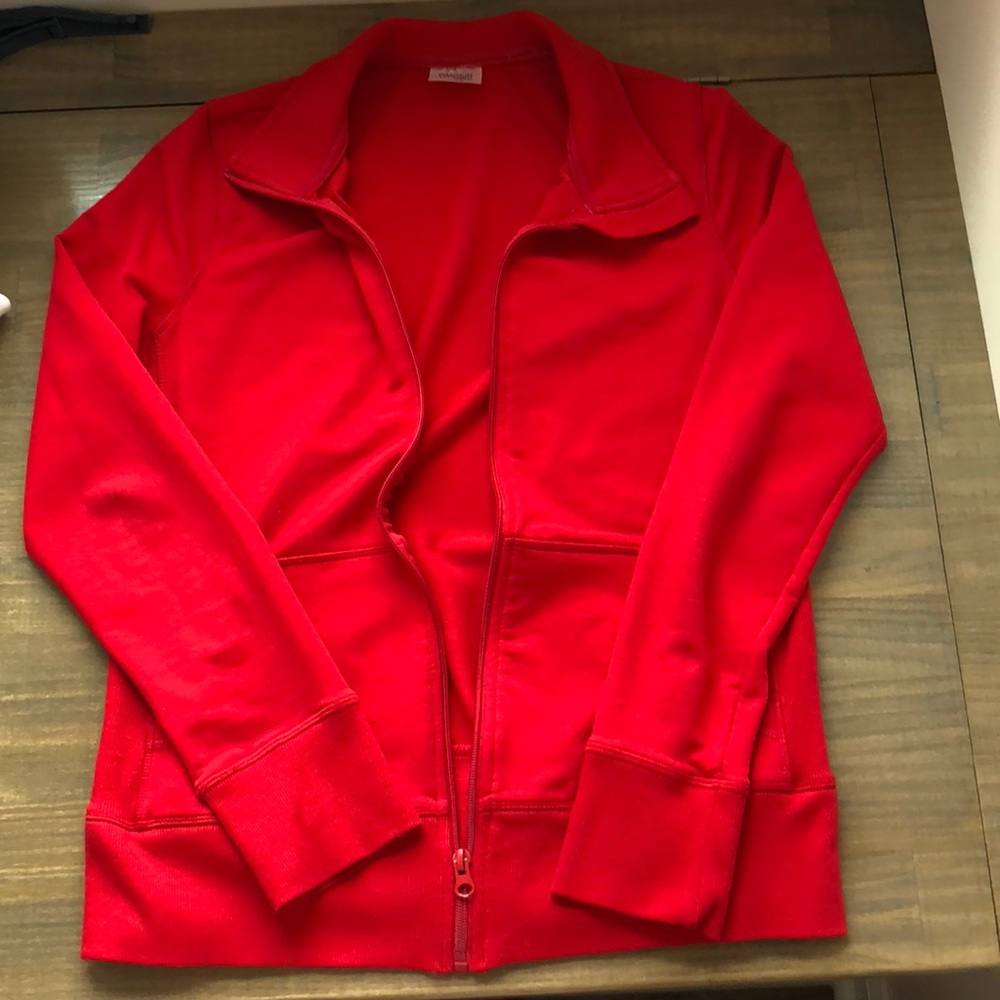 Danskin Now red zip up jacket